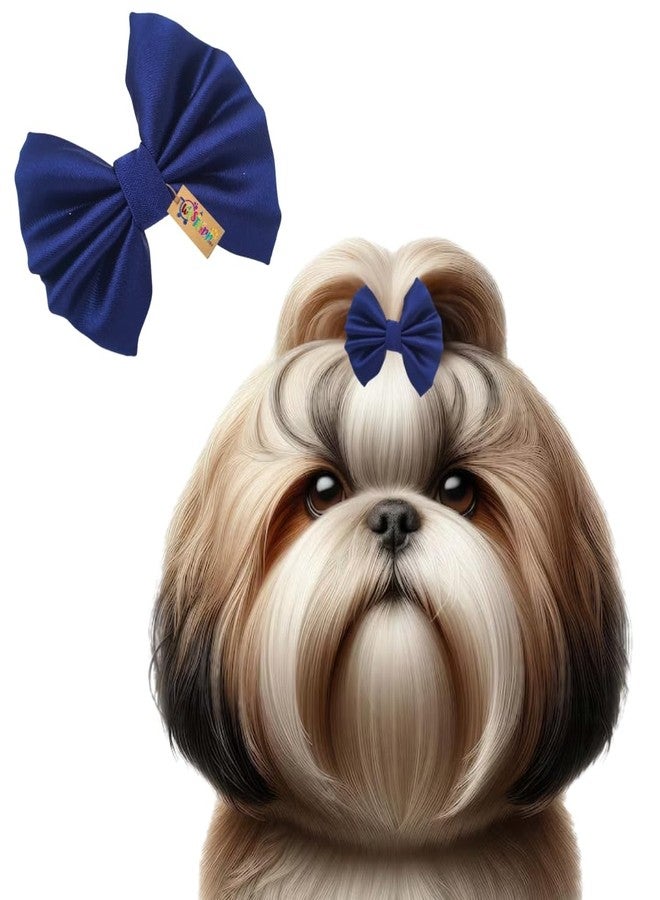 ويستيرن إرا مشبك شعر للكلاب بتصميم مستوحى من العصر الغربي | إكسسوار أنيق للحيوانات الأليفة | ناعم ومريح | مناسب للكلاب الصغيرة والمتوسطة والكبيرة | تصميم عصري ومتين للعناية بالحيوانات الأليفة، وجلسات التصوير، والحفلات (أزرق) - Image 1